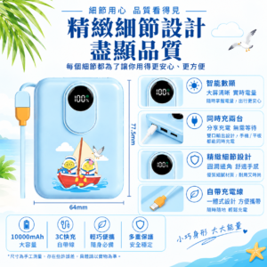 「蛋仔家族」｜萌趣隨行 電力滿滿 充電寶 - 將會登場